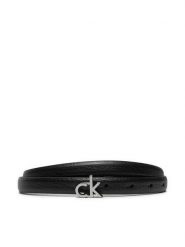 Calvin Klein Pasek Damski Ck Thin Belt 1.5cm Pebble K60K612858 Czarny. Czarne paski damskie Calvin Klein, bez wzorów, ze skóry. Za 129.99 zł.