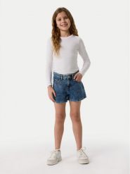 NAME IT Szorty jeansowe Bella 13229316 Niebieski Regular Fit. Niebieskie spodenki dla dziewczynek Name it, bez wzorów, z bawełny. Za 79.99 zł.