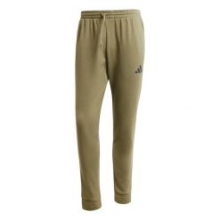 Spodnie do biegania adidas Essentials Feelcozy Fleece. Czarne spodnie sportowe męskie Adidas, l, bez wzorów, z dresówki, do biegania. Za 241.50 zł.