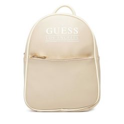 Plecak Guess. Brązowe plecaki damskie Guess, z aplikacjami. Za 309.99 zł.