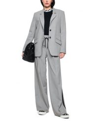 Marc Cain spodnie typu slip-on Kobiety szary, 44. Szare trampki i tenisówki damskie Marc Cain, bez wzorów, biznesowe, bez zapięcia. Za 1,149.95 zł.