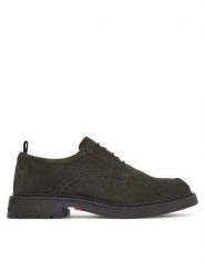 Tommy Hilfiger Półbuty Corporate Casual Sde Deck Shoe FM0FM05980 Zielony. Zielone półbuty na co dzień męskie Tommy Hilfiger, ze skóry, casualowe, bez zapięcia. Za 649.99 zł.