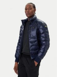 Blauer Kurtka puchowa 25WBLUC03075 Granatowy Regular Fit. Niebieskie kurtki męskie Blauer, m, bez wzorów, z puchu, bez kaptura. Za 1,419.00 zł.