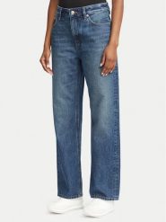 Calvin Klein Jeans Jeansy 90s LV047H722G Granatowy Straight Fit. Niebieskie jeansy damskie Calvin Klein Jeans. Za 489.99 zł.