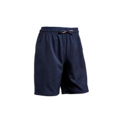 Spodenki do piłki nożnej F500 dla dzieci. Czerwone spodenki dla dziewczynek KIPSTA, bez wzorów, z elastanu, młodzieżowe. Za 34.99 zł.