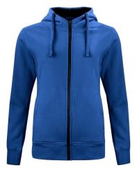 Clique Classic Hoody Full Zip Women - Bluza z kapturem na zamek. Niebieskie bluzy damskie CLIQUE, l, bez wzorów, z bawełny, z kapturem. Za 322.45 zł.