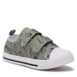 Trampki Action Boy. Zielone trampki i tenisówki chłopięce Action Boy, bez wzorów, bez zapięcia. Za 69.99 zł.