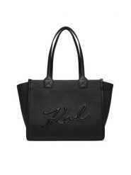 KARL LAGERFELD Torebka A4W30258 Czarny. Czarne torebki do ręki damskie KARL LAGERFELD, bez wzorów, ze skóry, bez dodatków. Za 799.99 zł.