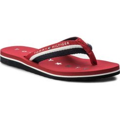 Japonki TOMMY HILFIGER - Tommy Loves Ny Beach Sandal FW0FW02370 Tango Red 611. Klapki damskie marki Tommy Hilfiger. W wyprzedaży za 109.00 zł.