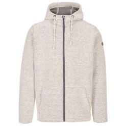 Bluza Z Kapturem Męska Scawton Zapinana Na Zamek. Brązowe bluzy sportowe męskie Trespass, l, bez wzorów, z kapturem, trekkingowe. Za 294.99 zł.