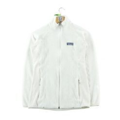 Second life - Kurtka polarowa damska Patagonia Polartec - Stan bardzo dobry. Białe kurtki damskie Patagonia, l, bez wzorów, z polaru, bez kaptura, trekkingowe. Za 255.56 zł.