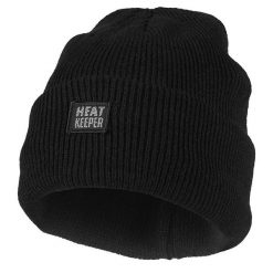 Wodoodporna i wiatroszczelna czapka termoaktywna Heatkeeper w kolorze czarne. Czarne czapki i kapelusze męskie HEAT KEEPER, na zimę, bez wzorów, sportowe. Za 120.99 zł.