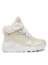 Skechers Botki Uno Lite - Comfurt Collar 310396L/NAT Écru. Botki dziewczęce Skechers, z materiału, bez zapięcia. Za 249.99 zł.