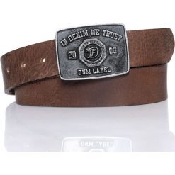 TOM TAILOR PASEK SKÓRZANY TM0173R13 40mm Gürtel Q.2081 0690. Brązowe paski damskie Tom Tailor, z aplikacjami, z denimu, klasyczne. Za 79.99 zł.