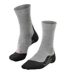 Skarpetki damskie Falke TK5. Szare skarpety damskie Falke, bez wzorów, z poliamidu. Za 156.00 zł.
