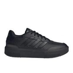 Buty adidas Courtblock W JQ8666 czarne. Czarne obuwie sportowe damskie bez wzorów, z gumy. Za 357.94 zł.