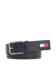Tommy Jeans Pasek Męski Tjm Adj. Leather 4.0 AM0AM12339 Granatowy. Niebieskie paski damskie Tommy Jeans, bez wzorów, z jeansu. Za 119.99 zł.