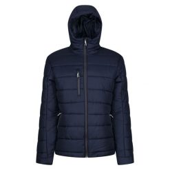 Męska Ocieplana Kurtka Navigate. Niebieskie kurtki sportowe męskie Regatta, m, bez wzorów, z puchu, trekkingowe. Za 319.99 zł.