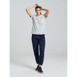 Koszulka Slam Deck Ws Damskie. Szare t-shirty damskie SLAM, s, bez wzorów, bez kołnierzyka. Za 151.75 zł.