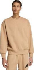 Bluza męska adidas Essentials Loose Fit 3 Bar Logo beżowa JX5668 M. Brązowe bluzy męskie Adidas, m, bez wzorów, bez kaptura. Za 361.56 zł.