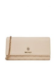 Nine West Torebka NW-W1-011-SS25 Beżowy. Brązowe torebki do ręki damskie Nine West, bez wzorów, z materiału, wizytowe, bez dodatków. Za 119.99 zł.