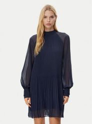BOSS Sukienka codzienna Dolumi 50531542 Granatowy Regular Fit. Niebieskie sukienki damskie Boss, na co dzień, bez wzorów, z syntetyku, bez kołnierzyka, bez ramiączek, proste. Za 1,099.00 zł.
