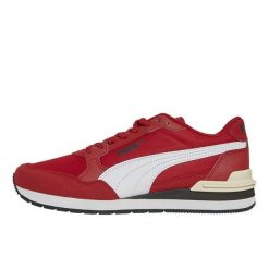 Buty Puma St Runner v4 Nl Dark 9906912 czerwone. Czerwone obuwie sportowe damskie bez wzorów, z gumy, trekkingowe. Za 376.72 zł.