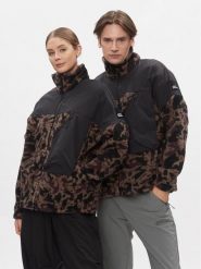 Jack Wolfskin Polar Maarweg Print Jkt 1711231 Brązowy Regular Fit. Brązowe bluzy męskie Jack Wolfskin, m, bez wzorów, z polaru, bez kaptura. Za 489.99 zł.