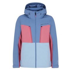 Damska kurtka narciarska Protest Calida. Niebieskie kurtki snowboardowe damskie Protest, bez wzorów, bez kaptura, narciarskie. W wyprzedaży za 720.00 zł.