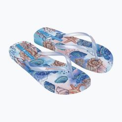 Klapki damskie Ipanema Verao Tropical. Niebieskie klapki damskie Ipanema, bez wzorów. Za 109.99 zł.