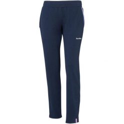 Spodnie dresowe tenisowe damskie Tecnifibre Team Tech. Niebieskie spodnie dresowe damskie TECNIFIBRE, bez wzorów, z dresówki, tenisowe. Za 149.00 zł.