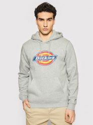 Dickies Bluza Icon Logo DK0A4XCBGYM Szary Regular Fit. Szare bluzy męskie Dickies, m, bez wzorów, z bawełny, bez kaptura. Za 239.99 zł.