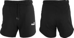 Spodenki damskie Puma ESS 5 High czarne 848339 01 XS. Czarne szorty sportowe damskie Puma, xs, bez wzorów, sportowe. Za 96.99 zł.