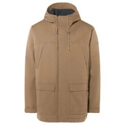 Płaszcz VAUDE Manukau III. Brązowe płaszcze męskie Vaude, na zimę, l, bez wzorów, z materiału, eleganckie, bez kaptura. Za 1,506.05 zł.