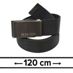 Pasek Materiałowy, Czarny 120 cm, Militarny Solidny, Klamra Zamykana Manualnie -Pako Jeans. Czarne paski damskie Pako Jeans, bez wzorów, z jeansu, klasyczne. Za 45.00 zł.