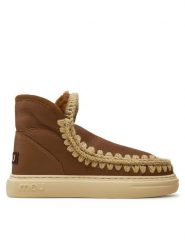 Mou Śniegowce Eskimo Sneaker Bold FW411000B Brązowy. Brązowe śniegowce i trapery damskie Mou, ze skóry. Za 1,149.00 zł.