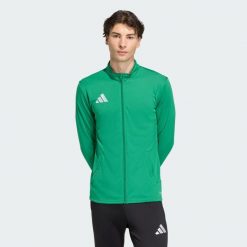 Bluza dresowa Entrada26. Białe bluzy męskie Adidas, bez wzorów, z dresówki, do piłki nożnej, climacool (adidas). Za 121.99 zł.