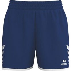 Szorty bez podszewki damskie Erima Wings. Niebieskie szorty damskie Erima, bez wzorów, z materiału. Za 123.50 zł.