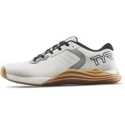 Buty treningowe dla dorosłych TYR TRAINER CXT-39. Szare obuwie sportowe damskie TYR, bez wzorów, do biegania. W wyprzedaży za 524.99 zł.