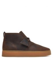 Clarks Trzewiki Boxbee Desert 26328235 Brązowy. Brązowe botki męskie Clarks, bez wzorów, ze skóry, bez zapięcia. Za 519.99 zł.