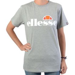 Koszulka treningowa damska Ellesse Albany grey marl XS. Szare koszulki sportowe damskie Ellesse, xs, bez wzorów, z bawełny, bez kołnierzyka, bez ramiączek, na fitness i siłownię. Za 79.34 zł.