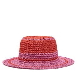 Kapelusz DeeZee. Czerwone czapki i kapelusze damskie DeeZee, bez wzorów. Za 59.99 zł.