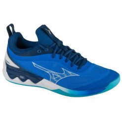 Buty halowe Mizuno Wave Luminous. Białe buty sportowe męskie Mizuno, bez zapięcia, do siatkówki, mizuno wave. Za 624.50 zł.