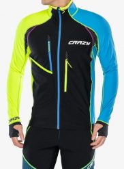 Bluza rozpinana męska Crazy Pull Acceleration. Czarne bluzy męskie CRAZY, m, bez wzorów, z materiału, bez kaptura. Za 899.99 zł.
