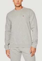 Bluza Mężczyzna NAPAPIJRI BALIS CREW 1. Szare bluzy męskie Napapijri, m, bez wzorów, z bawełny, bez kaptura. Za 286.15 zł.