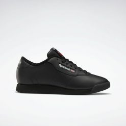 Buty do chodzenia damskie Reebok Princess. Czarne obuwie sportowe damskie Reebok, bez wzorów, z materiału, trekkingowe, Reebok Princess. Za 249.00 zł.