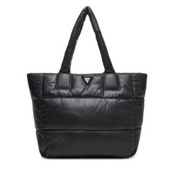 Torebka Guess. Czarne torebki do ręki damskie Guess, z aplikacjami, klasyczne, bez dodatków. Za 349.99 zł.