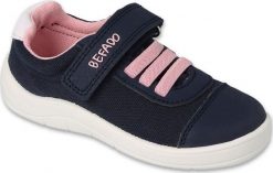 Befado Befado - Obuwie dziecięce trampki tenisówki dla dziewczynki GRANAT/RÓŻ 29. Czerwone buty sportowe dziewczęce Befado, bez wzorów, bez zapięcia, tenisowe. Za 78.39 zł.