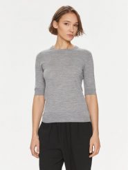DAY BIRGER ÉT MIKKELSEN Sweter Carolina 100052 Szary Regular Fit. Szare swetry damskie DAY Birger et Mikkelsen, xs, bez wzorów, z wełny, bez kołnierzyka, bez ramiączek, bez kaptura. Za 549.99 zł.