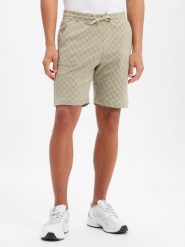 Lindbergh szorty dresowe Mężczyźni zielony, L. Zielone szorty męskie Lindbergh, l, bez wzorów, z dresówki, eleganckie. Za 229.95 zł.
